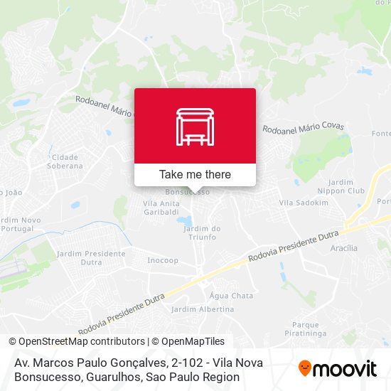 Av. Marcos Paulo Gonçalves, 2-102 - Vila Nova Bonsucesso, Guarulhos map