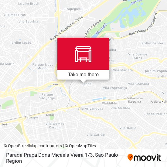 Parada Praça Dona Micaela Vieira 1 / 3 map