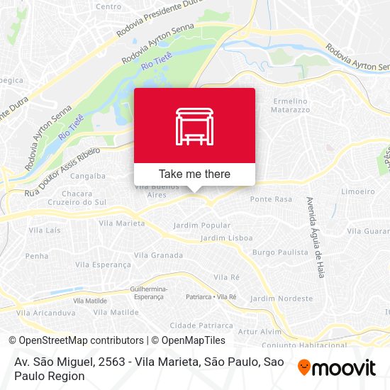 Av. São Miguel, 2563 - Vila Marieta, São Paulo map