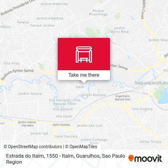 Estrada do Itaim, 1550 - Itaím, Guarulhos map