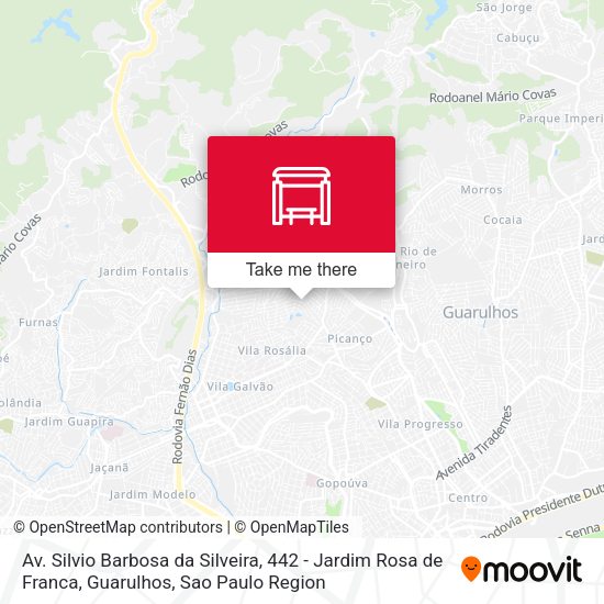 Av. Silvio Barbosa da Silveira, 442 - Jardim Rosa de Franca, Guarulhos map