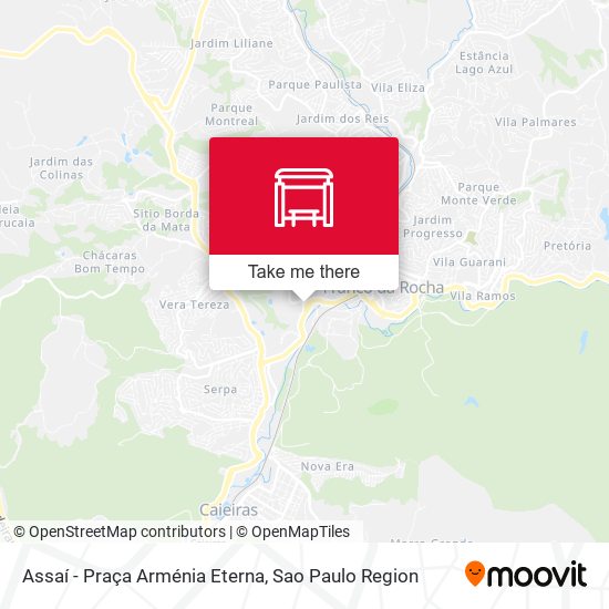 Assaí - Praça Arménia Eterna map