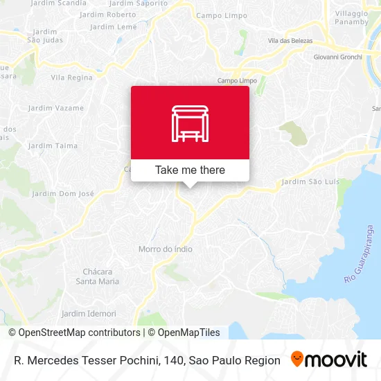 R. Mercedes Tesser Pochini, 140 map