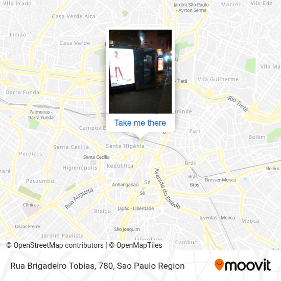 Rua Brigadeiro Tobias, 780 map