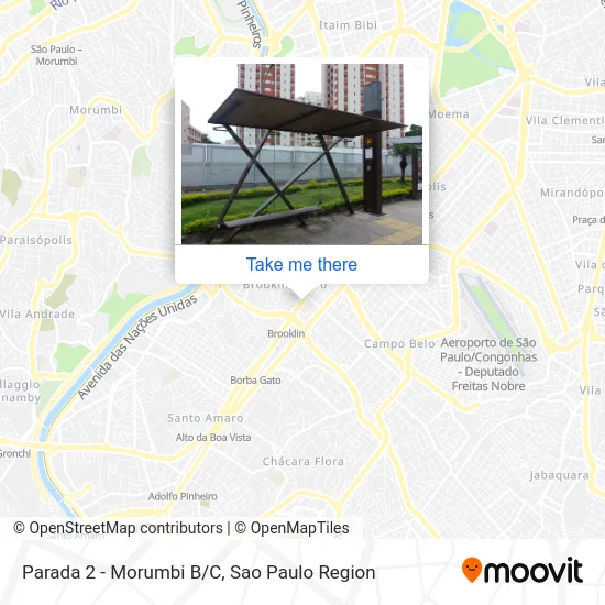 Parada 2 - Morumbi B/C map