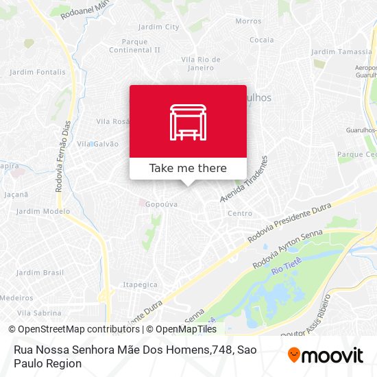 Rua Nossa Senhora Mãe Dos Homens,748 map