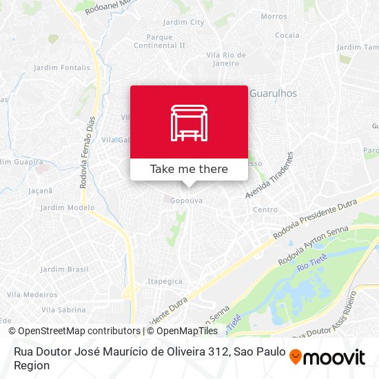 Rua Doutor José Maurício de Oliveira 312 map