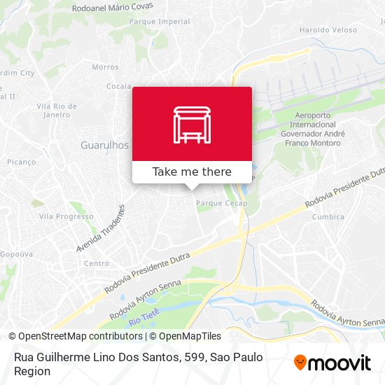 Mapa Rua Guilherme Lino Dos Santos, 599