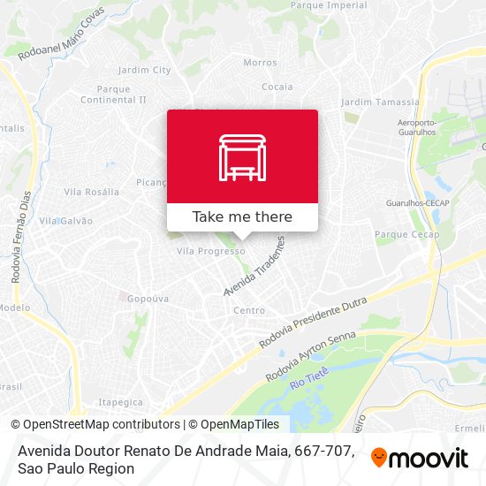 Mapa Avenida Doutor Renato De Andrade Maia, 667-707