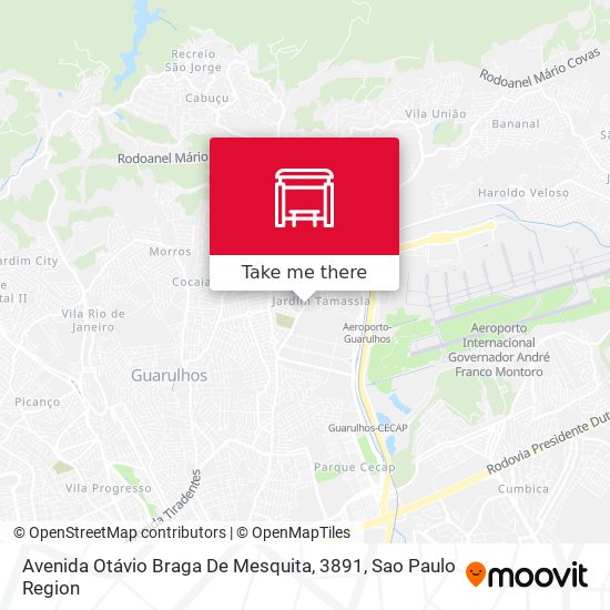 Mapa Avenida Otávio Braga De Mesquita, 3891