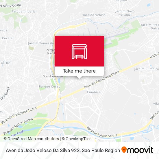 Avenida João Veloso Da Silva 922 map