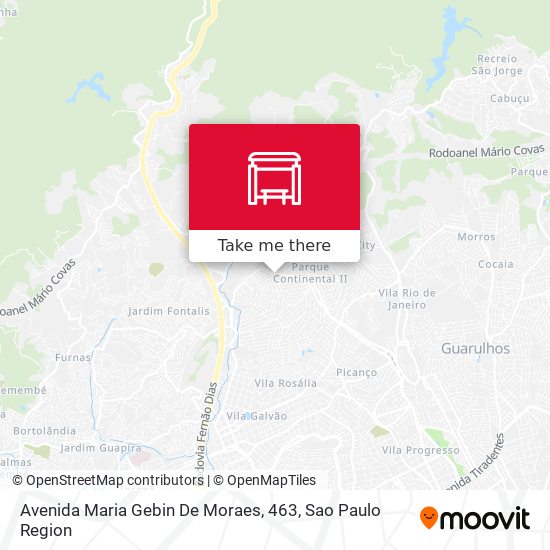 Avenida Maria Gebin De Moraes, 463 map