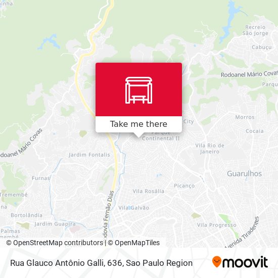 Mapa Rua Glauco Antônio Galli, 636