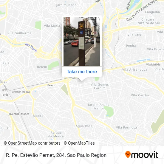 R. Pe. Estevão Pernet, 284 map
