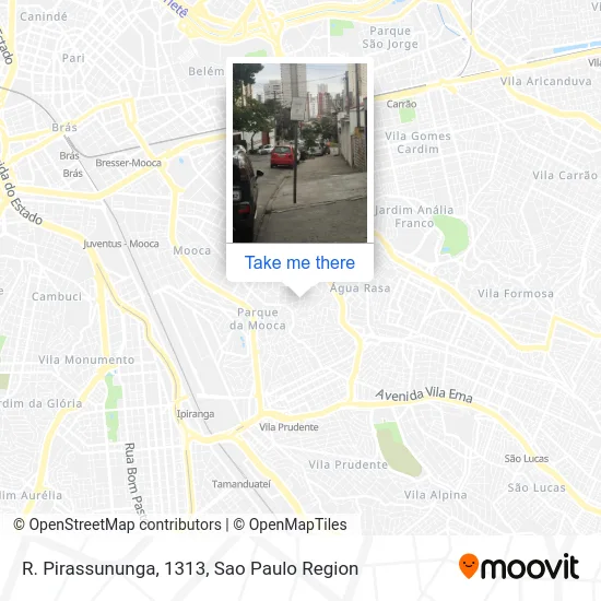 R. Pirassununga, 1313 map