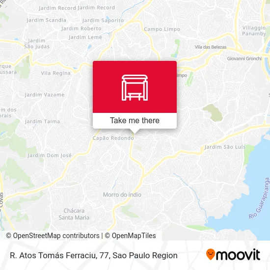 R. Atos Tomás Ferraciu, 77 map