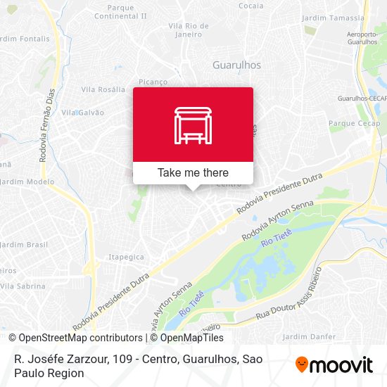 R. Joséfe Zarzour, 109 - Centro, Guarulhos map