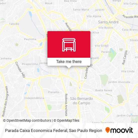 Parada Caixa Economica Federal map