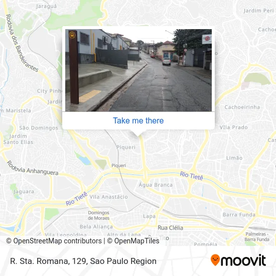 R. Sta. Romana, 129 map