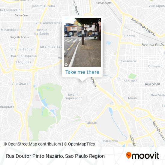 Rua Doutor Pinto Nazário map