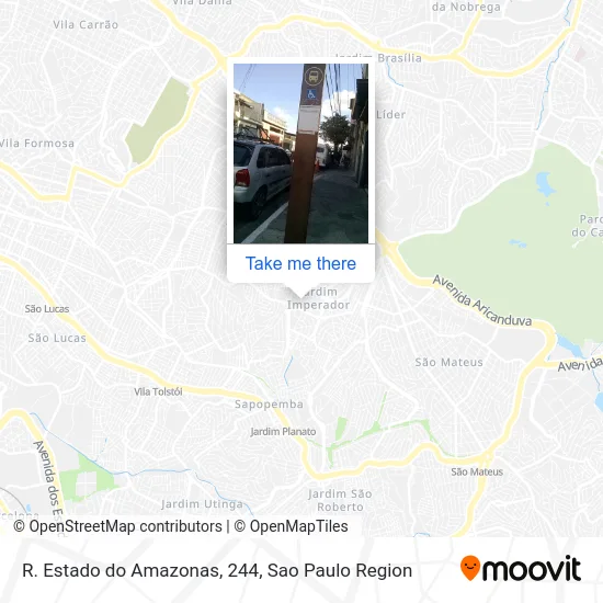 R. Estado do Amazonas, 244 map