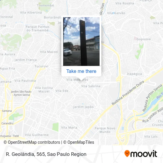 R. Geolândia, 565 map