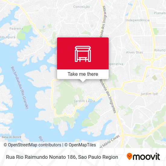 Rua Rio Raimundo Nonato 186 map