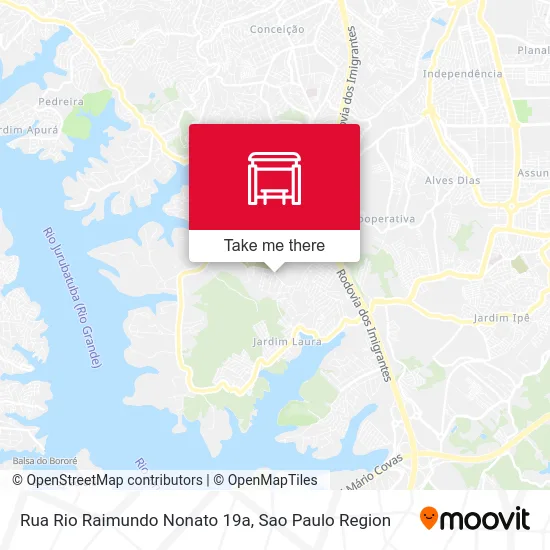 Rua Rio Raimundo Nonato 19a map