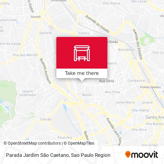 Parada Jardim São Caetano map