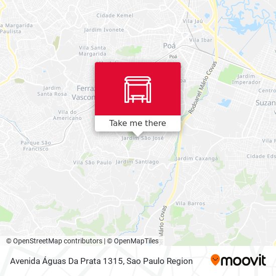 Avenida Águas Da Prata 1315 map