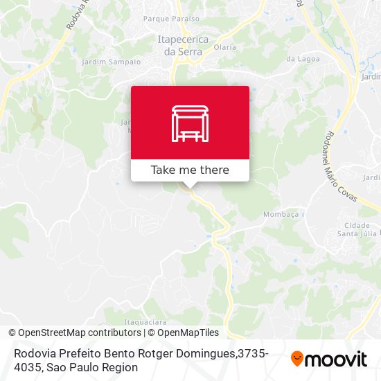 Rodovia Prefeito Bento Rotger Domingues,3735-4035 map