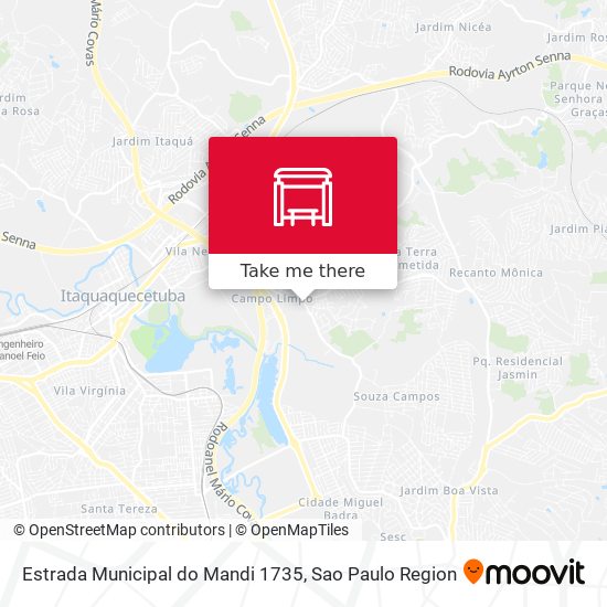 Estrada Municipal do Mandi 1735 map