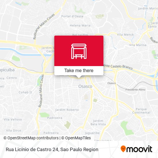 Mapa Rua Licínio de Castro 24