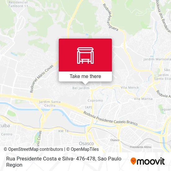 Rua Presidente Costa e Silva- 476-478 map