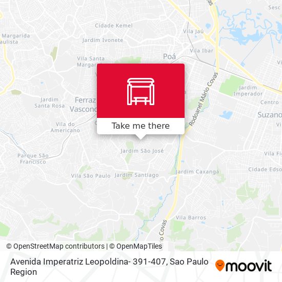 Avenida Imperatriz Leopoldina- 391-407 map