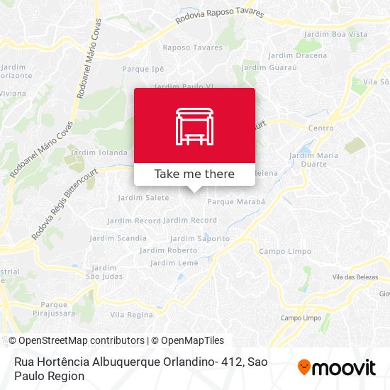 Rua Hortência Albuquerque Orlandino- 412 map