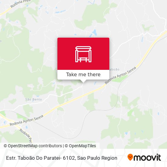 Estr. Taboão Do Paratei- 6102 map