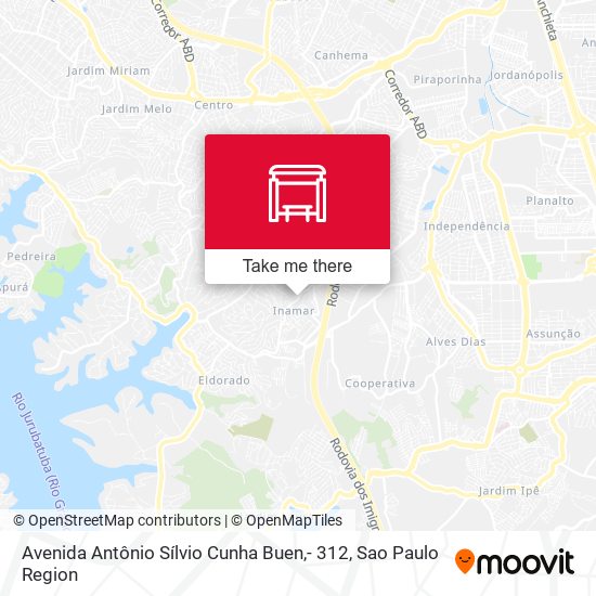 Mapa Av. Antônio Sílvio Cunha Bueno- 312