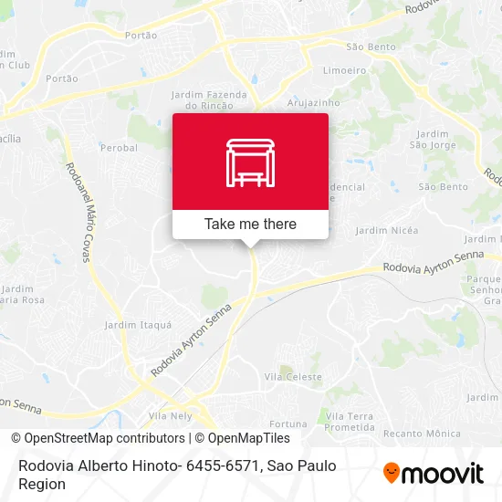 Rodovia Alberto Hinoto- 6455-6571 map
