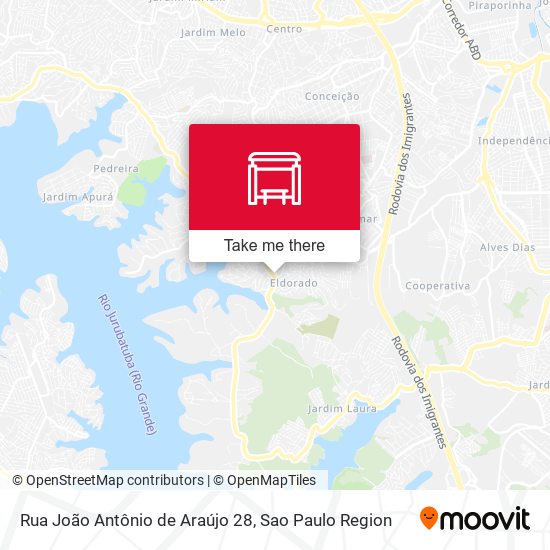 Rua João Antônio de Araújo 28 map