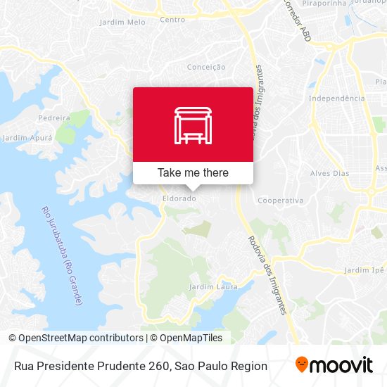Rua Presidente Prudente 260 map