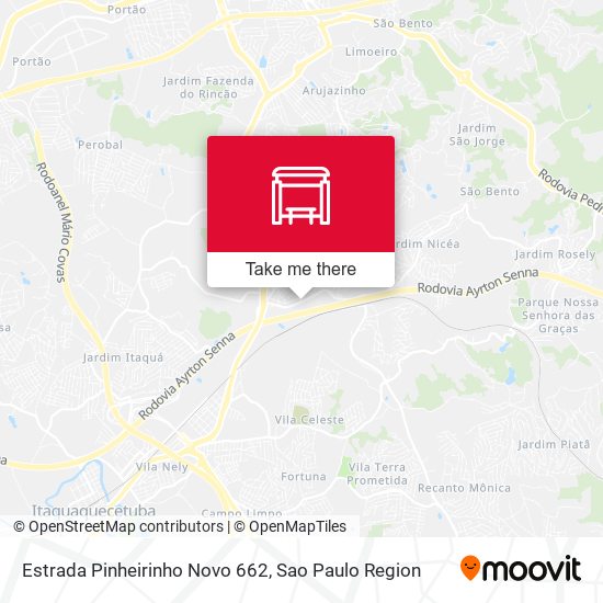 Estrada Pinheirinho Novo 662 map
