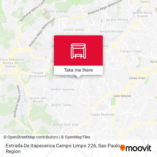 Estrada De Itapecerica Campo Limpo 226 map