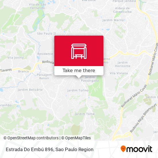 Estrada Do Embú 896 map