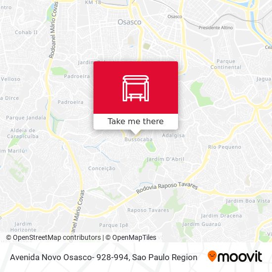 Avenida Novo Osasco- 928-994 map