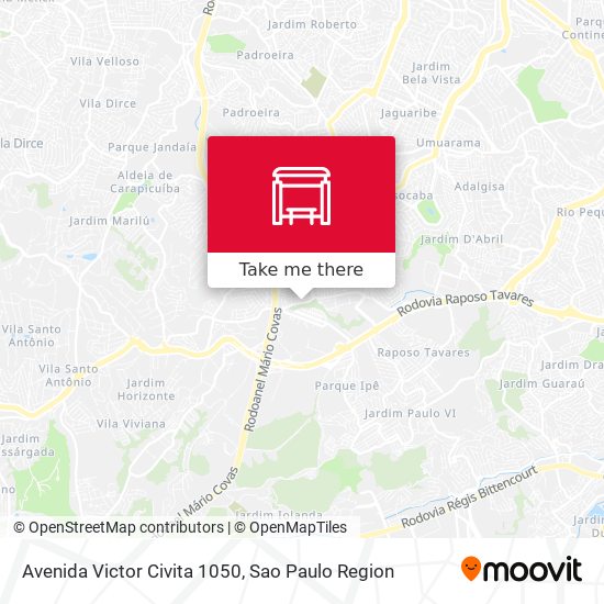 Avenida Victor Civita 1050 map