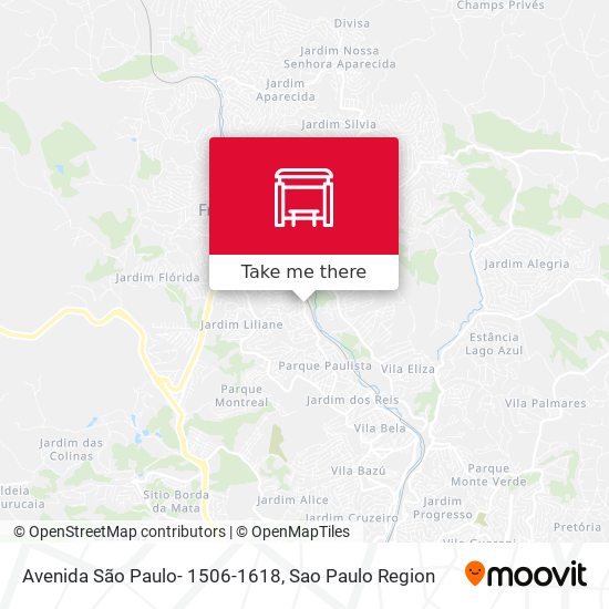 Avenida São Paulo- 1506-1618 map