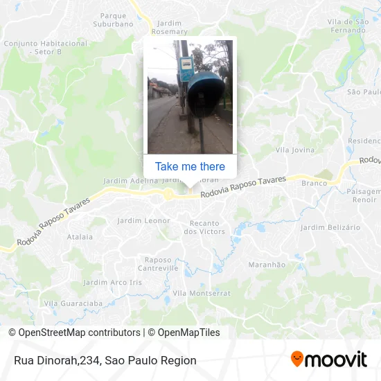 Rua Dinorah,234 map