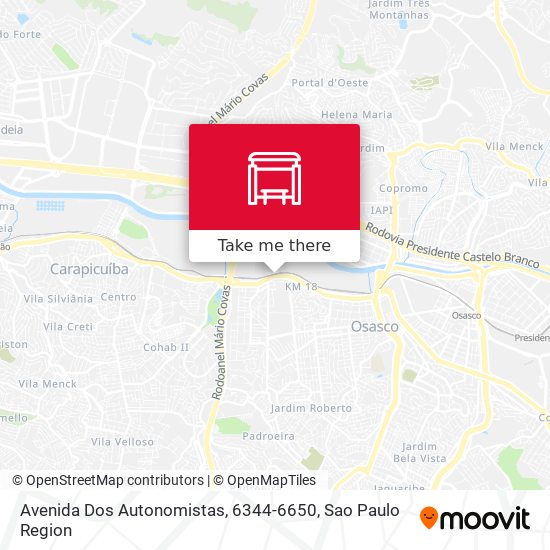 Avenida Dos Autonomistas, 6344-6650 map