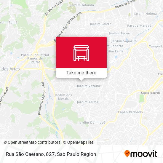 Rua São Caetano, 827 map